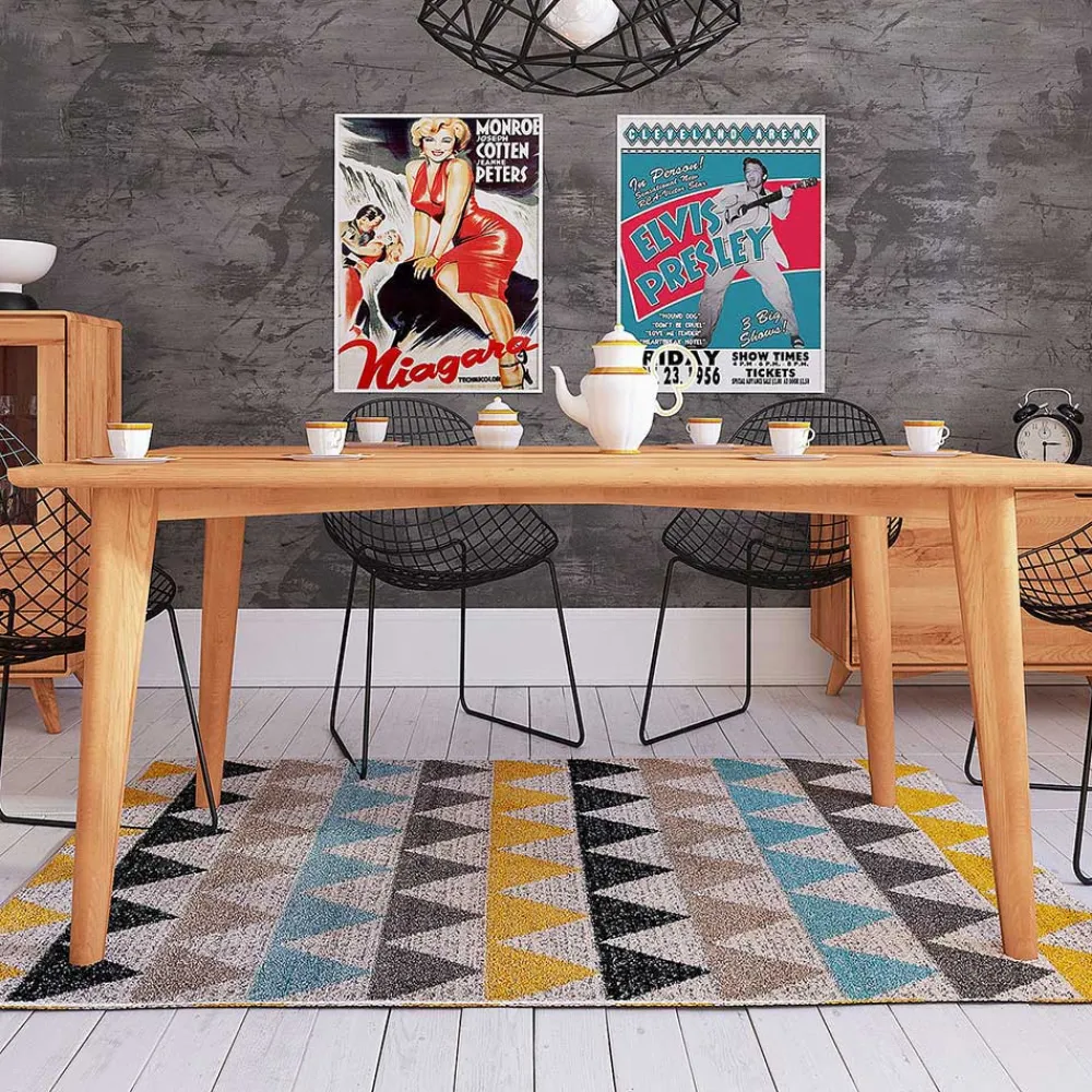 Wohnen Kernbuche Holztisch mit 90 cm Breite - Junola