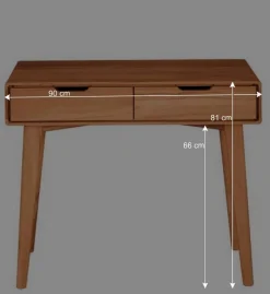 Wohnen Kernbuche Konsolentisch in 90 cm Länge - Junola