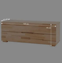 Wohnen Tv & Hifi-Möbel|Tv & Hifi-Möbel*Kernbuche Lowboard Clorina geöltes Massivholz