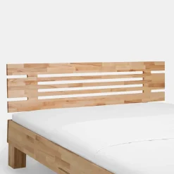 Wohnen Naturholzmöbel|Betten*Kernbuche Massivholzbett Bevallia mit Nachttisch (zweiteilig)