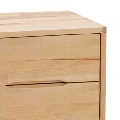 Wohnen Naturholzmöbel|Betten*Kernbuche Massivholzbett Bevallia mit Nachttisch (zweiteilig)