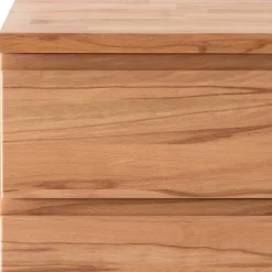 Wohnen Kernbuche Nachtschrank 50 cm breit - Nelucan