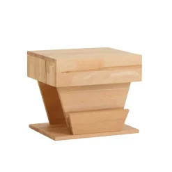 Wohnen Kernbuche Nachttisch Forest mit Zeitungsablage