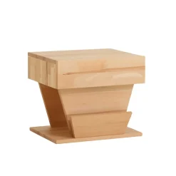 Wohnen Kernbuche Nachttisch Forest mit Zeitungsablage