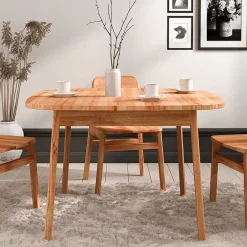 Wohnen Naturholzmöbel|Tische*Kernbuche Tisch mit 100 cm Tiefe - Lana