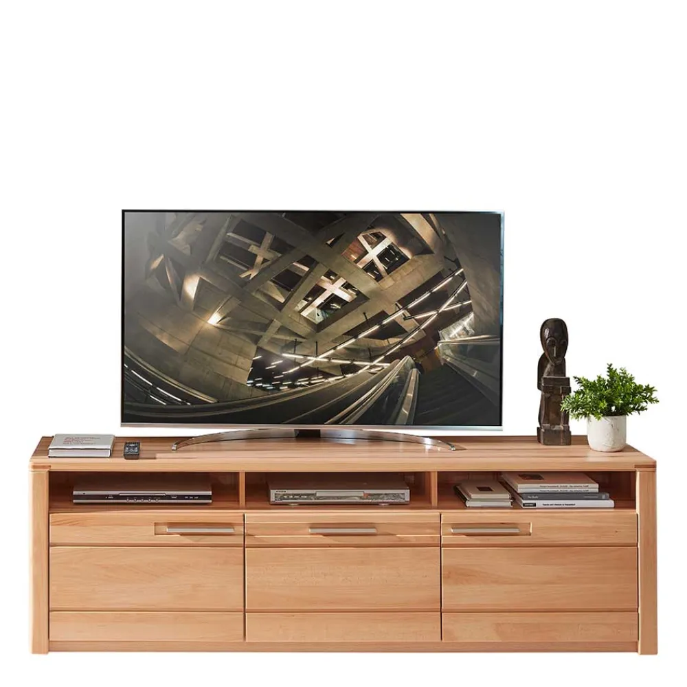 Wohnen Kernbuche TV Lowboard 190 cm breit - Amyonta