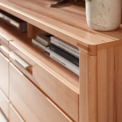 Wohnen Kernbuche TV Lowboard 190 cm breit - Amyonta