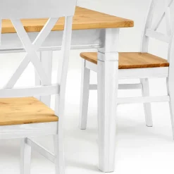 Wohnen Kiefer Esstisch Sibiuta mit Schubladen