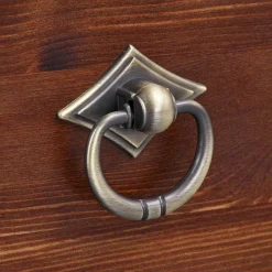 Wohnen Kiefer Holzregal in Dunkelbraun lackiert - Luvin