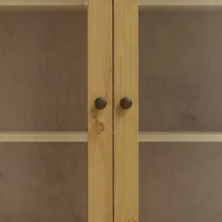 Wohnen Vitrinen|Wohnzimmer-Vitrinen*Kiefer Vitrinenschrank geölt & gebeizt - Jessma