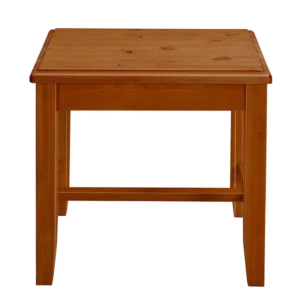 Wohnen Kiefernholz Hocker in Bernsteinfarben - Racana