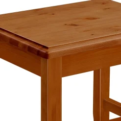 Wohnen Kiefernholz Hocker in Bernsteinfarben - Racana