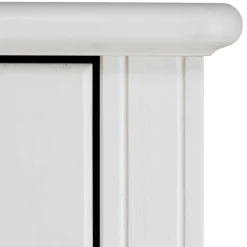 Wohnen Sideboards*Kiefernholz Kommode in Weiß lackiert - Velriva I