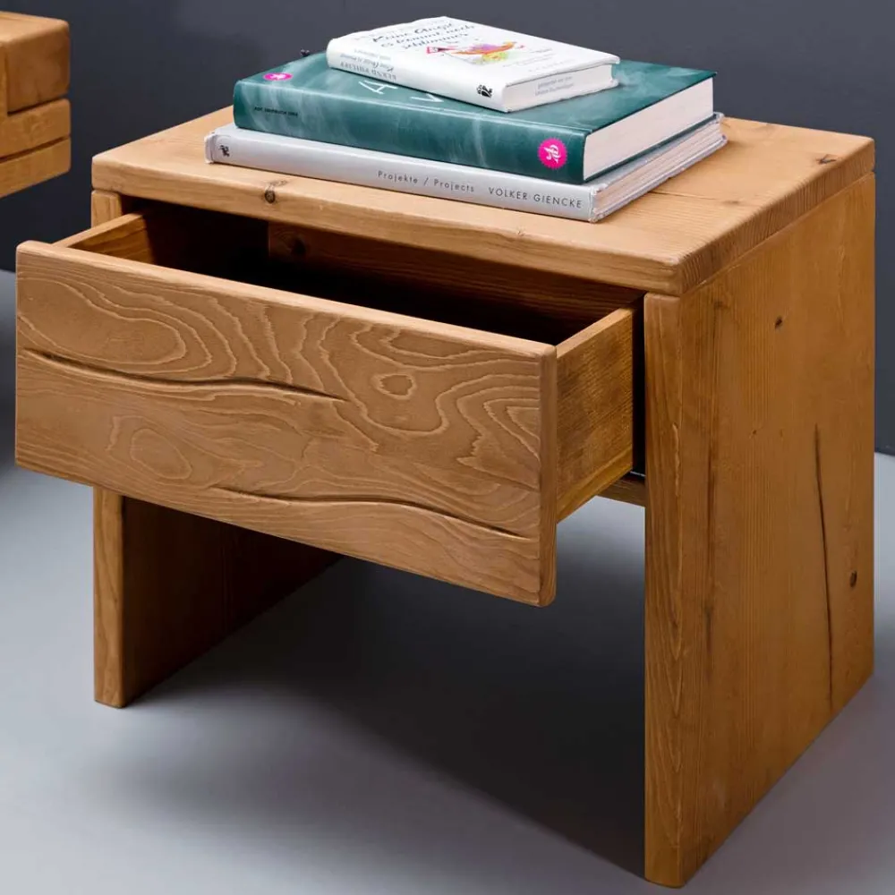 Wohnen Sideboards & Kommoden|Kommoden*Kiefernholz Nachtkonsole mit Schublade - Duane