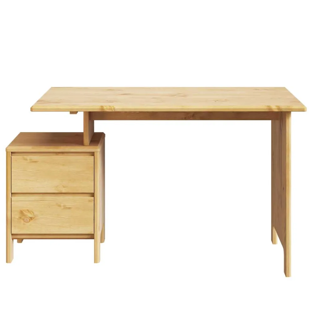 Kinder Wohnen Kiefernholz Schreibtisch gebeizt und geölt - Malpelo