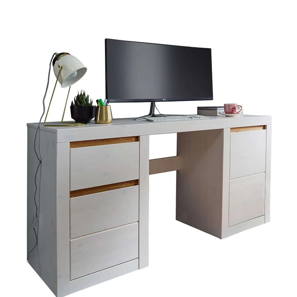 Wohnen Jugendzimmertische|Kinderschreibtische*Kiefernholz Schreibtisch modern - Meuvrun