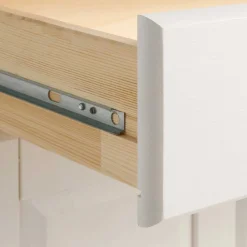 Wohnen Esszimmerschränke*Kiefernholz Sekretär in Weiß gewachst - Aritina