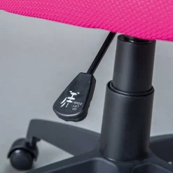 Kinder Wohnen Kinder Drehstuhl in Pink & Weiß mit Schwarz - Dario