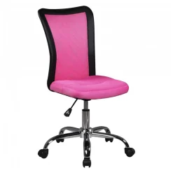 Kinder Wohnen Kinder Drehstuhl in Pink & Schwarz - Rai