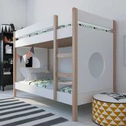 Wohnen Kindermöbel|Kinderbetten*Kinder Etagenbett im Skandinavischen Wohnstil - Vathurias