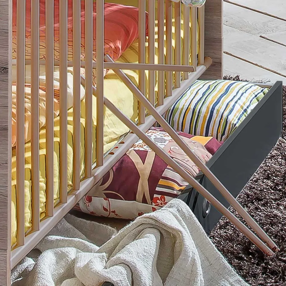 Wohnen Kinderbetten|Babybetten*Kinder Gitterbett mit Schublade - Jilamenda