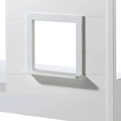 Wohnen Kinderbetten*Kinder Hausbett in Weiß lackiert - Actina