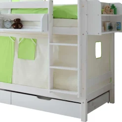 Kinder Wohnen Kinder Holz Etagenbett in Weiß - Denys