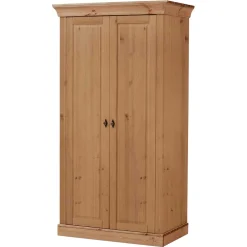 Kinder Wohnen Kinder Kleiderschrank in Kiefer Laugefarben - Piatra