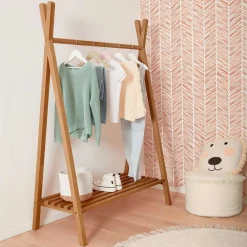 Kinder Wohnen Kinder Kleiderständer aus Buche Massivholz - Pricial