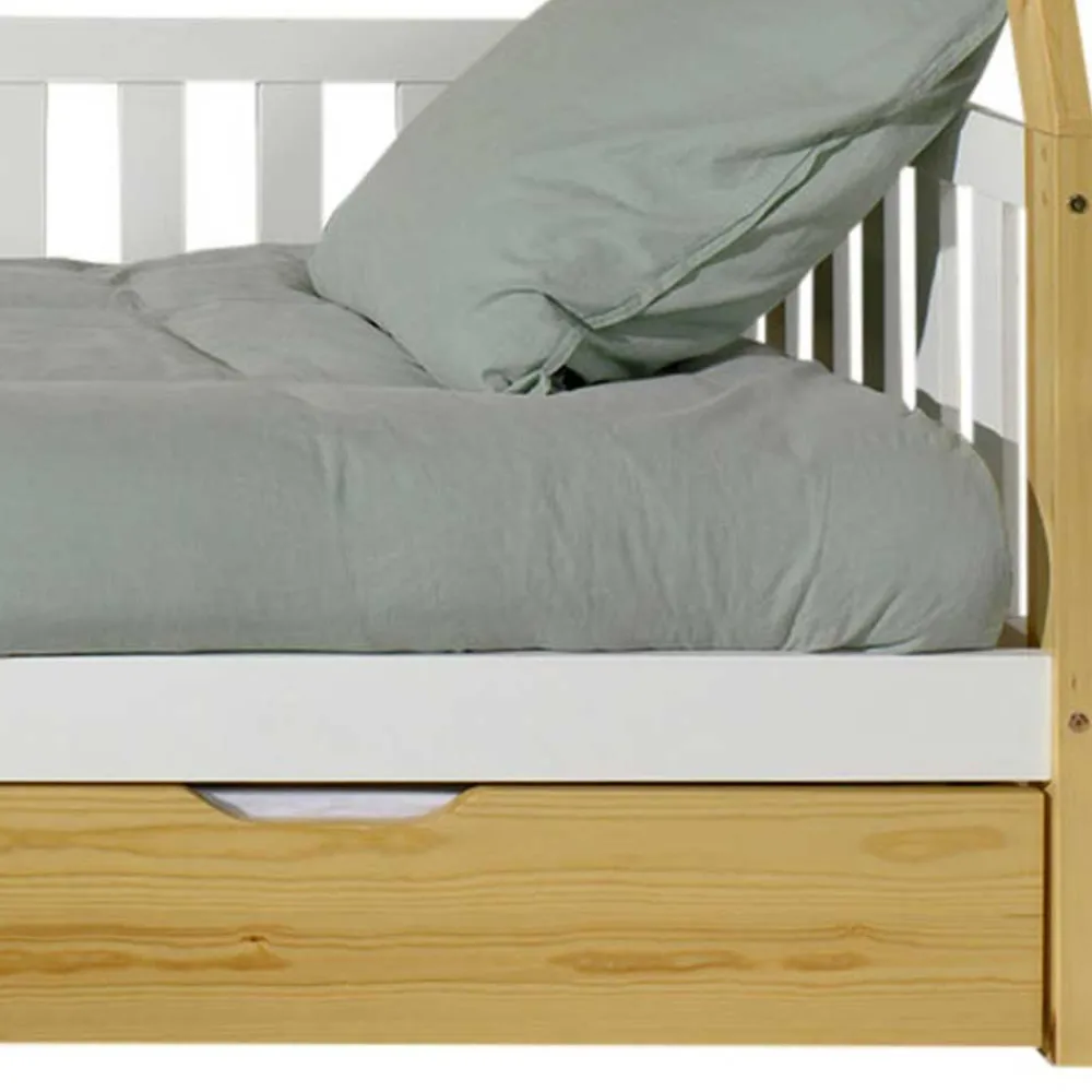 Wohnen Kinderbetten|Kindermöbel*Kinder Kojenbett mit Zelt Himmel - Toscana