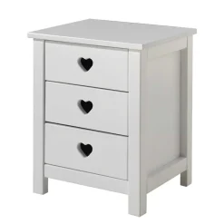 Kinder Wohnen Kinder Nachttisch Grandory in Weiß