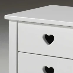 Kinder Wohnen Kinder Nachttisch Grandory in Weiß