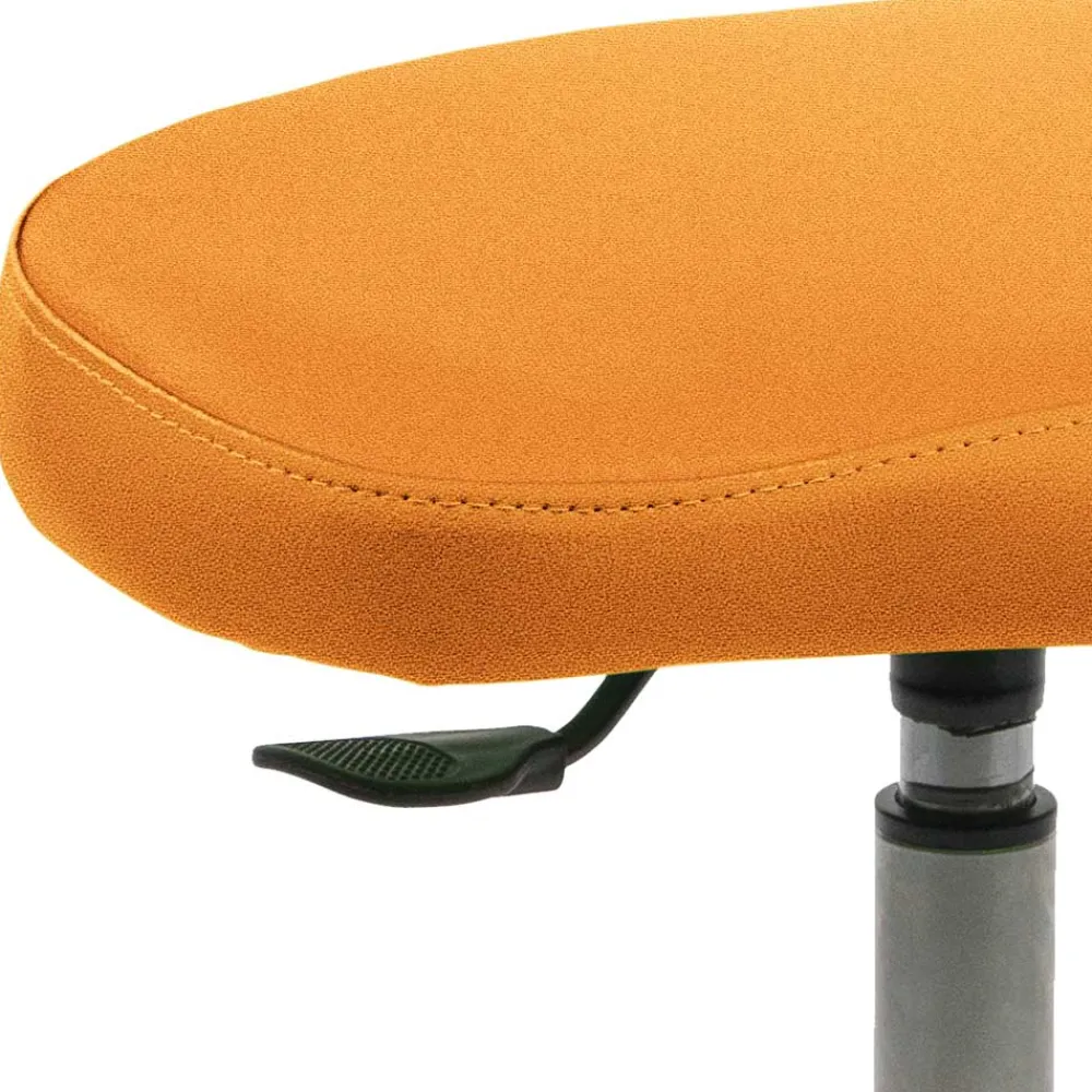 Wohnen Bürostühle*Kinder Schreibtisch Hocker in Orange & Buche - Cadona