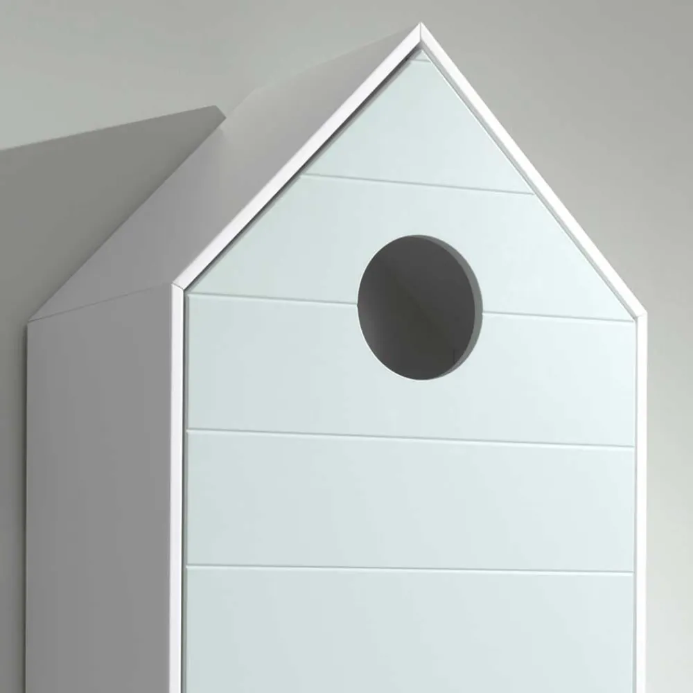 Wohnen Kinderkleiderschränke|Babyzimmerschränke*Kinder Schränke & Regal in Häuser Optik - Indefiva (dreiteilig)