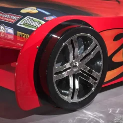 Kinder Wohnen Kinderbett Monoposto in Rot