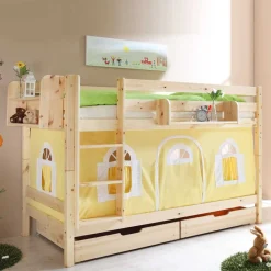 Wohnen Kindermöbel|Kinderbetten*Kinderetagenbett Nikosai in Gelb