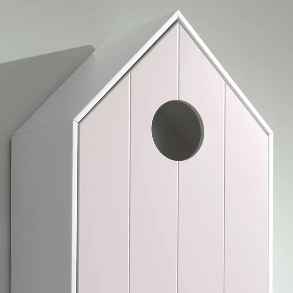 Wohnen Kinderkleiderschränke|Babyzimmerschränke*Kinderschrank & Regal im Häuser Design - Indefiva (zweiteilig)