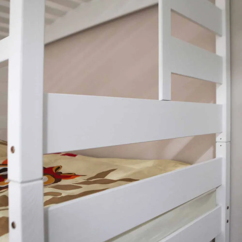 Wohnen Kinderbetten|Kindermöbel*Kinder-Spielbett Yorker in Weiß und Lila