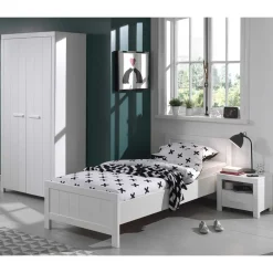 Kinder Wohnen Kinderzimmer Einrichtung in Weiß - Ellen (dreiteilig)