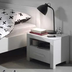 Kinder Wohnen Kinderzimmer Einrichtung in Weiß - Ellen (dreiteilig)