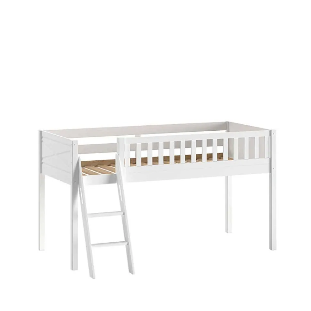 Wohnen Kindermöbel|Kinderbetten*Kinderzimmer Hochbett mit schräger Leiter - Diagos