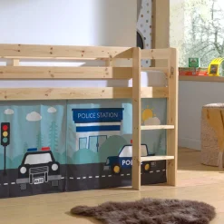 Wohnen Kinderbetten*Kinderzimmer Polizei Hochbett aus Massivholz - Udines
