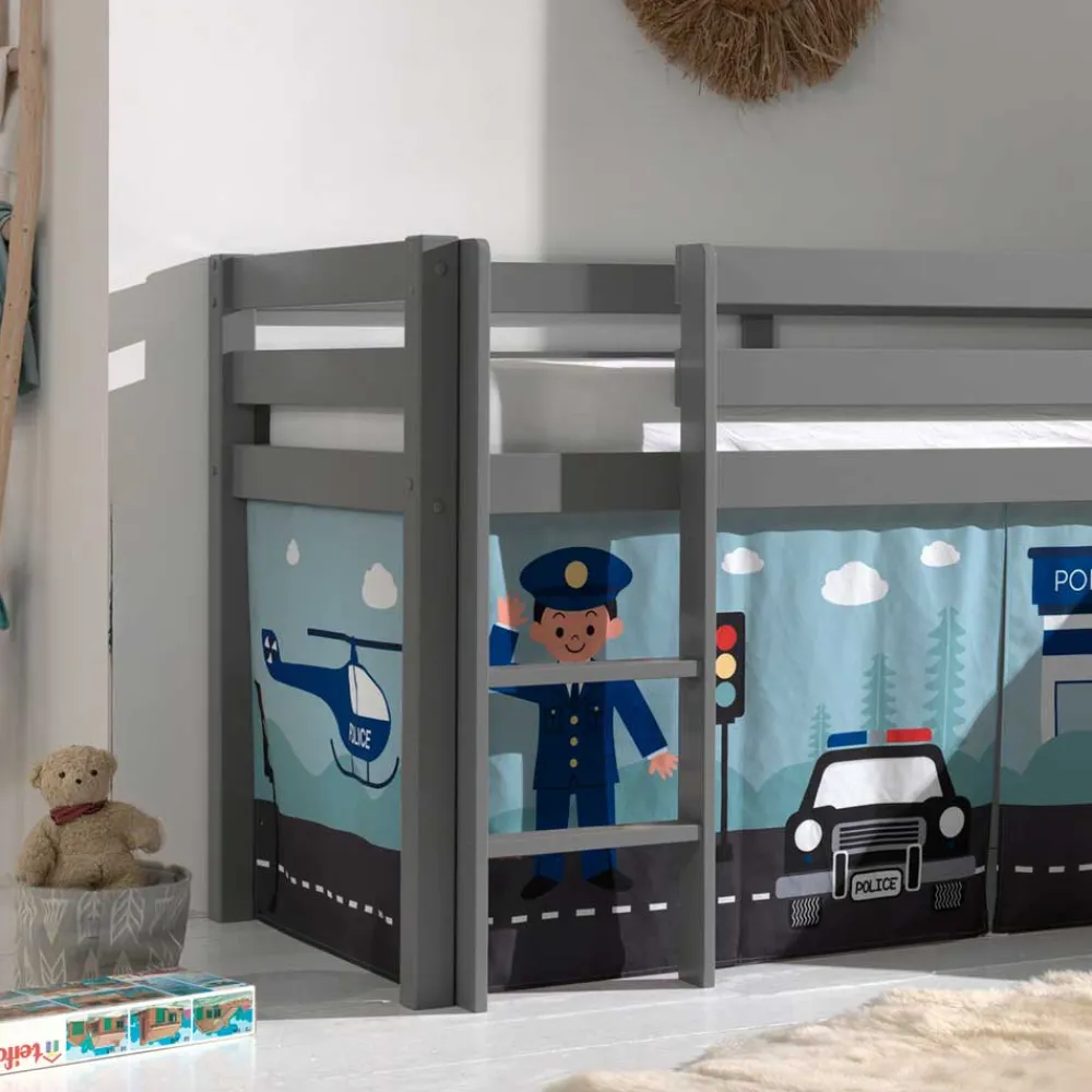Wohnen Jugendbetten|Kinderbetten*Kinderzimmer Polizei Spielbett als Hochbett - Possible