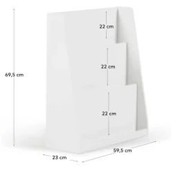 Kinder Wohnen Kinderzimmer Regal für Bücher Montessori Präsentation - Abby