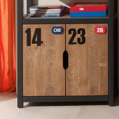 Kinder Wohnen Kinderzimmerregal Krefos aus Kiefer teilmassiv