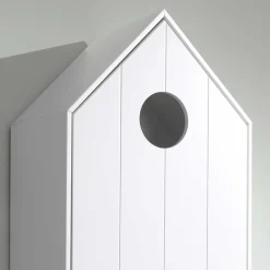 Wohnen Kinderkleiderschränke|Babyzimmerschränke*Kinderzimmerschrank & Regal in Weiß - Indefiva (zweiteilig)