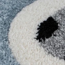 Kinder Wohnen Kinderzimmer-Teppich mit Eisbär Motiv - Beaching
