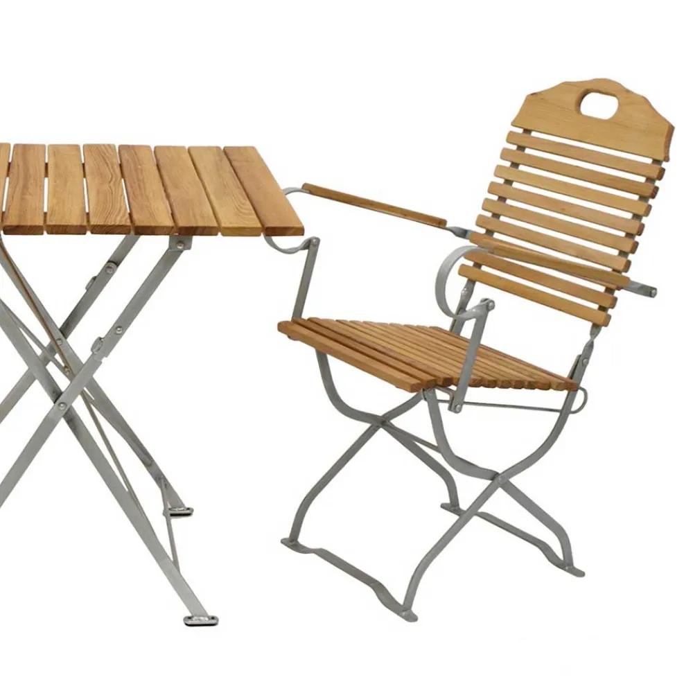 Wohnen Klappbare Biergartenmöbel für 2 Personen - Maylin (dreiteilig)