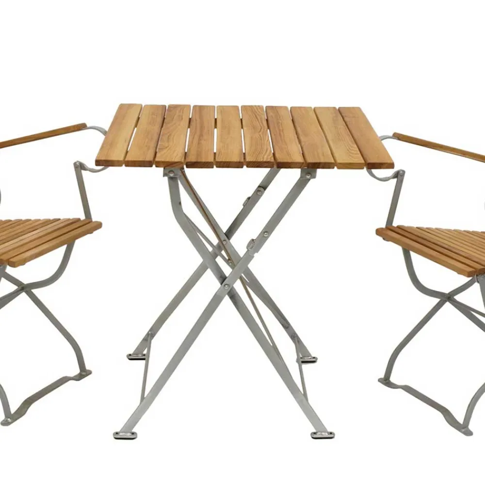 Wohnen Klappbare Biergartenmöbel für 2 Personen - Maylin (dreiteilig)