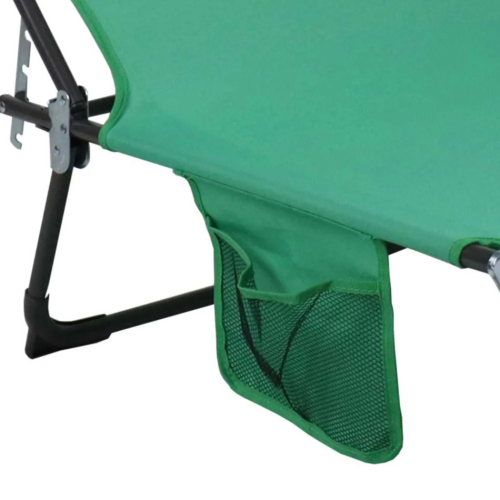 Wohnen Balkonmöbel|Metall-Gartenmöbel*Klappbare Gartenliege mit Dach - Bobila